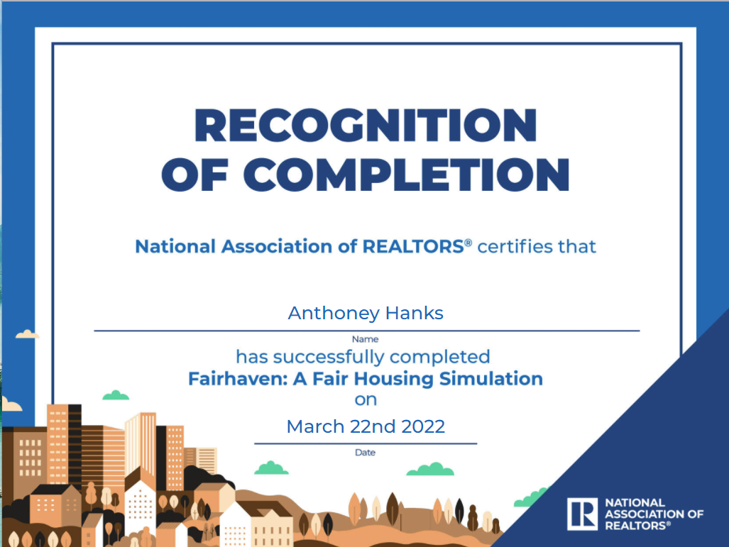 Recognition of Completion